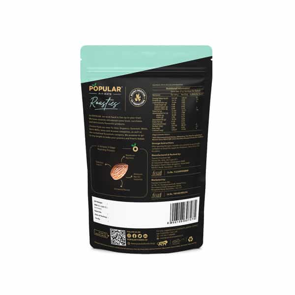 Popular Roasties Dry Roasted Almond Classic Salted | 200 Gm