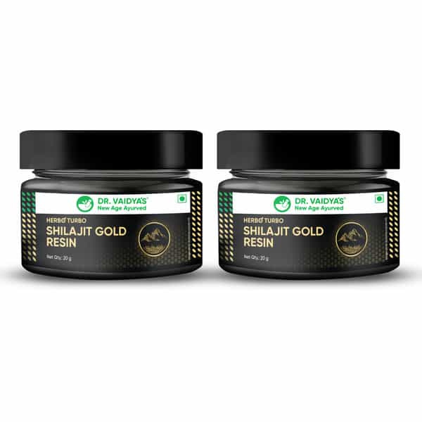 Dr. Vaidya's Shilajit Resin Gold Pack Of 2