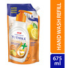 Yuthika Liquid Hand Wash Refill Pack | Lemon | Complete Protection | Ph Balanced Formula | 675Ml