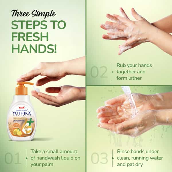 Yuthika Liquid Hand Wash Refill Pack | Lemon | Complete Protection | Ph Balanced Formula | 675Ml