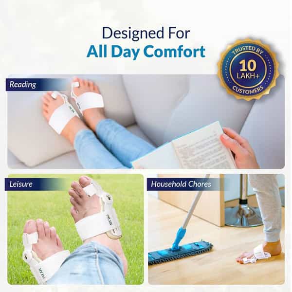 My Dr. Bunion Splint With - Toe Straightener Bunion Corrector For Men And Women. With Toe Pack Of 1