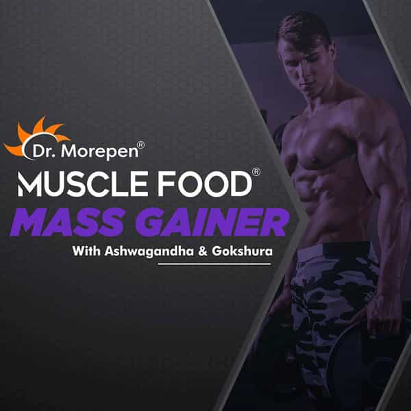 Dr. Morepen Mass Gainer For Muscle Growth Strength & Weight Gain Chocolate Flavour - 3Kg