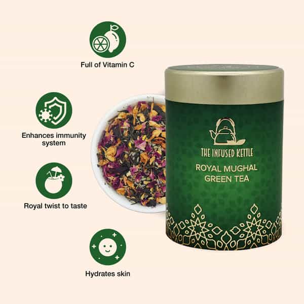 The Infused Kettle Mughal Royal Green Tea
