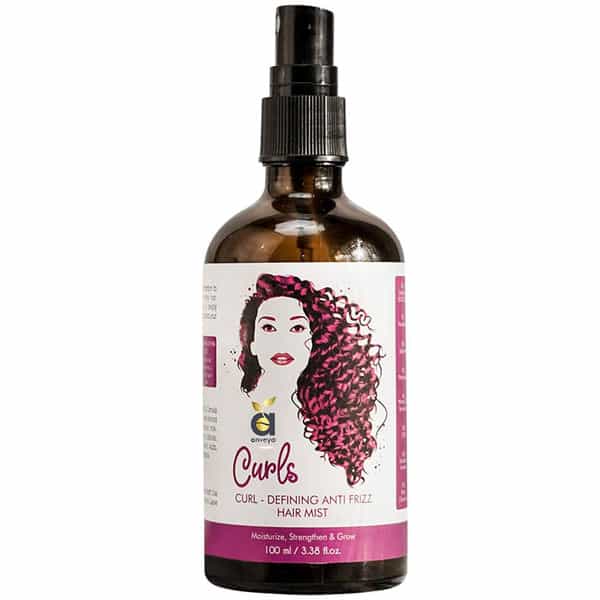 Anveya Curls Hair Mist For Curly Hair Curl-Defining Anti-Frizz 100Ml