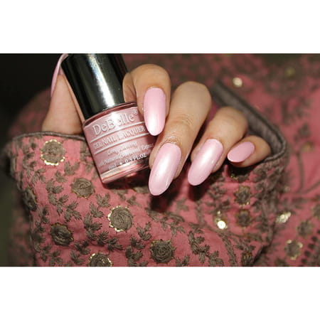 Debelle Gel Nail Lacquer Marshmallow Crush Pearl Baby Pink Nail Polish-8ml