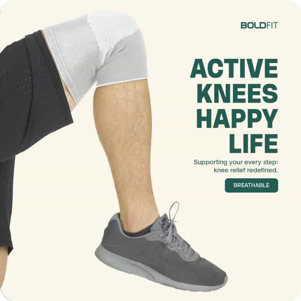 Boldfit Knee Support For Men Knee Caps For Women Knee Cap For Men Knee Support - S