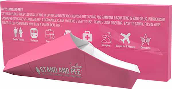 Sannap Stand And Pee Disposable Female Urine Director For Women 10 Funnels