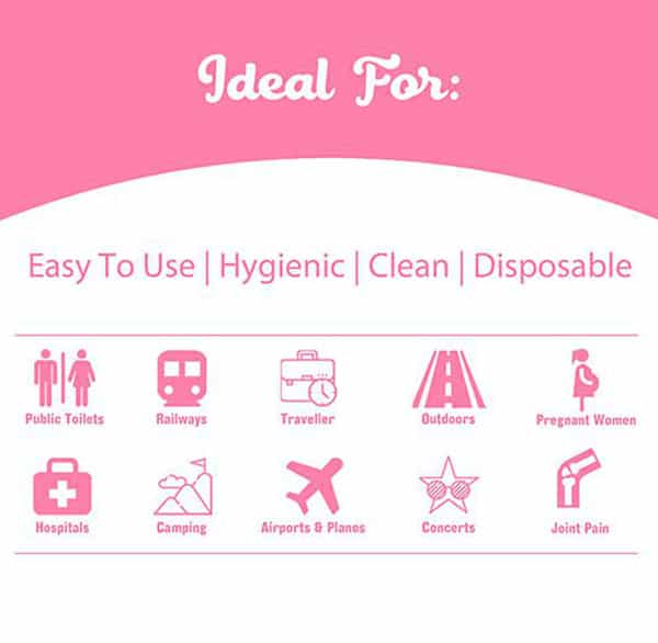 Sannap Stand And Pee Disposable Female Urine Director For Women 10 Funnels