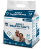 Liveasy Adult Diaper Pant Style (M)-10 | Anti Bacterial With Wetness Indicator