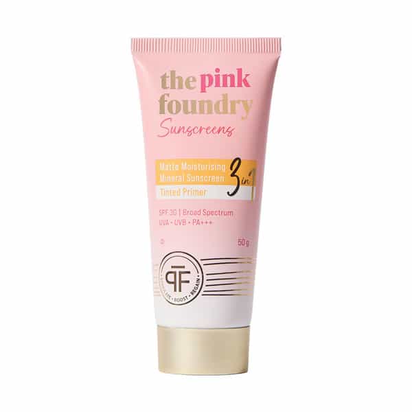 The Pink Foundry Matte Moisturising Mineral Sunscreen 50G