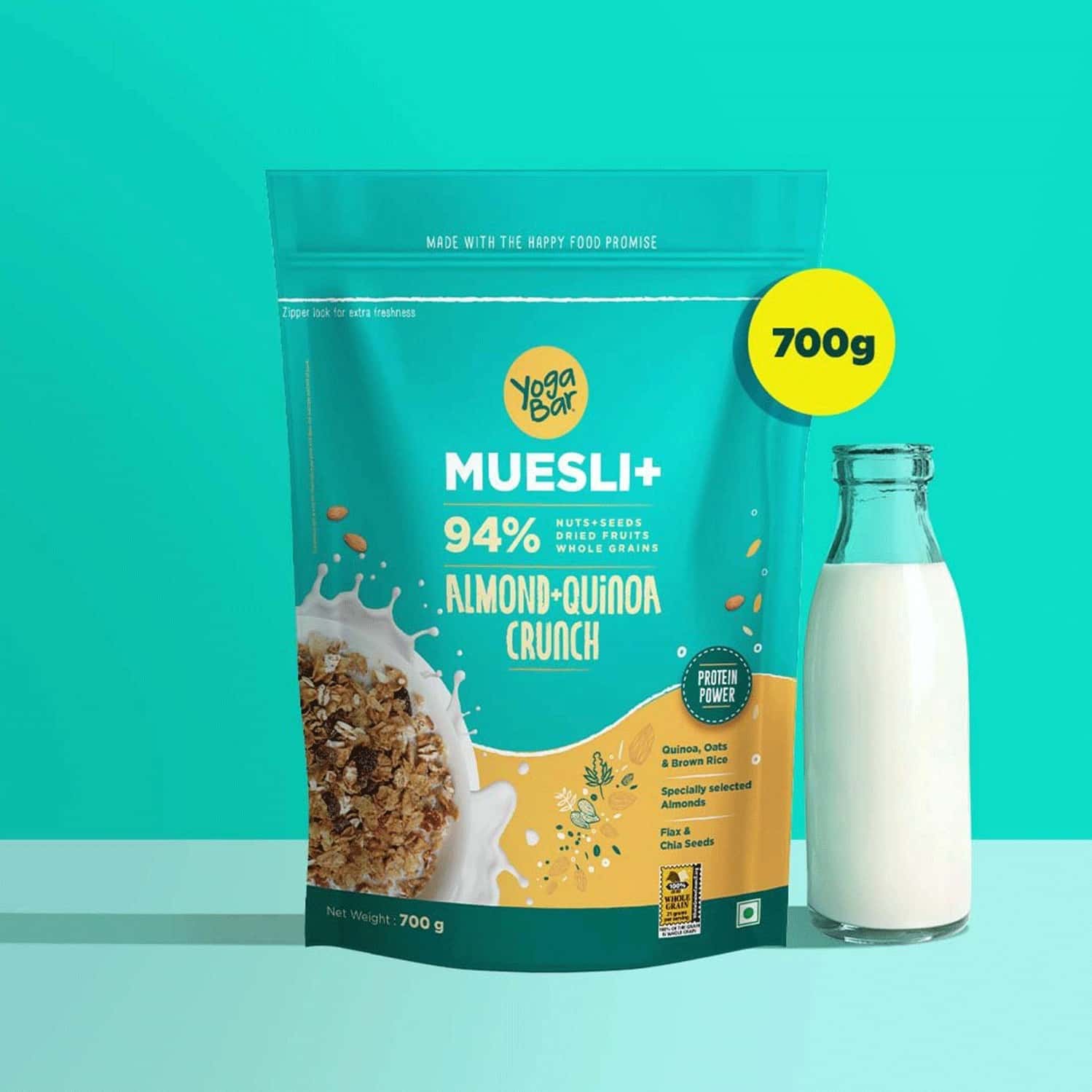 Yoga Bar Almond Quinoa Muesli 700 G Pack