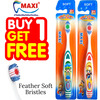 Maxi Bunty Bubli Junior Toothbrush (Buy 1 Get 1 Free)
