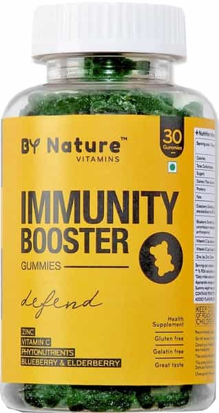 By Nature Defend Immunity Booster Gummies With Elderberry - 30 Gummies