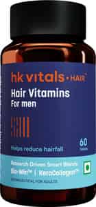 Hk Vitals Hair Vitamin With Dht Blockers (60 Capsules) | Omega & Biotin