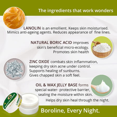 Boroline Ultrasmooth Night Cream For Dry Skin 40 Gm X 4 Plus Free Bo Body Lotion Trial Pack 7ml X 4