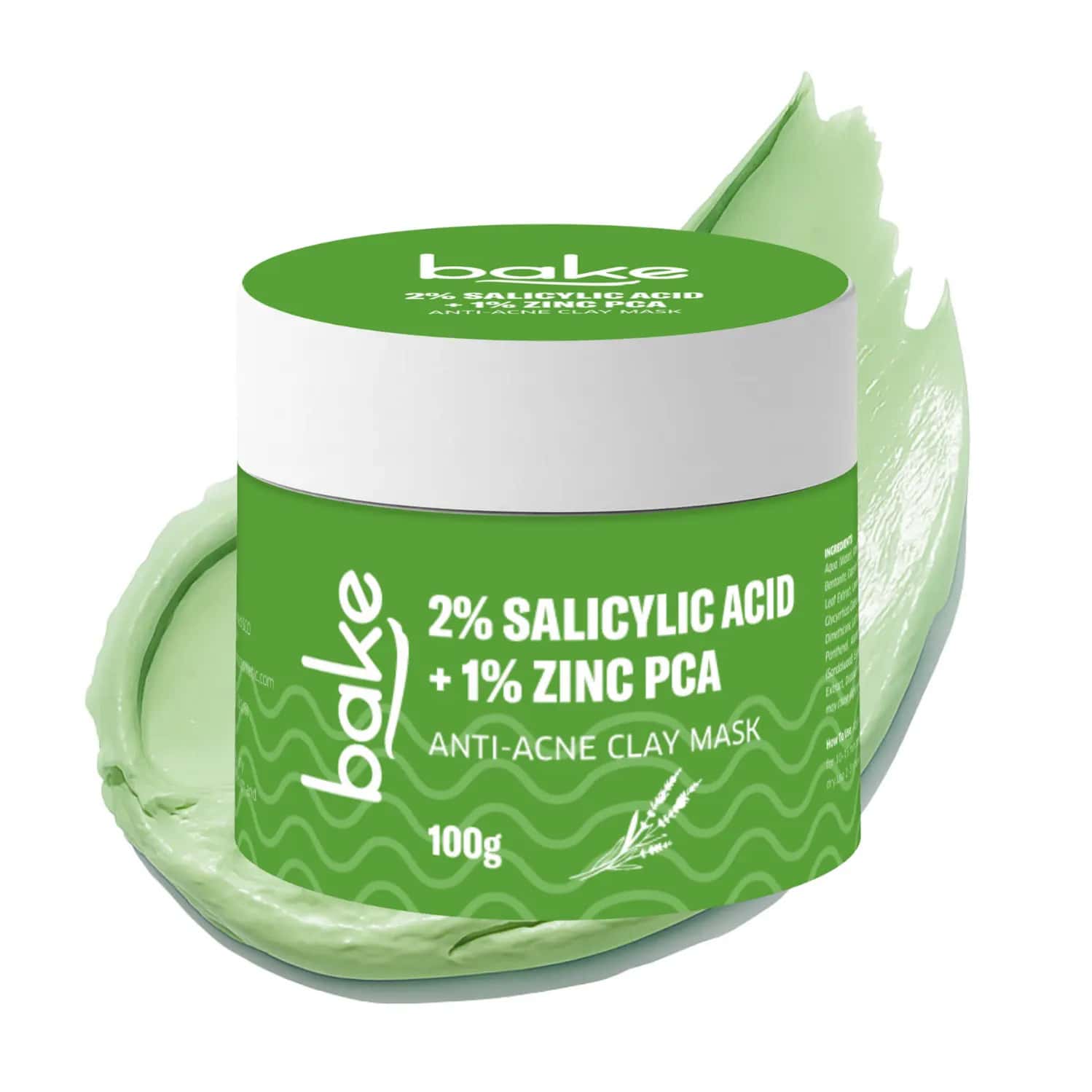 Bake 2% Salicylic Acid Clay Mask With Niacinamide For Acne - 100g