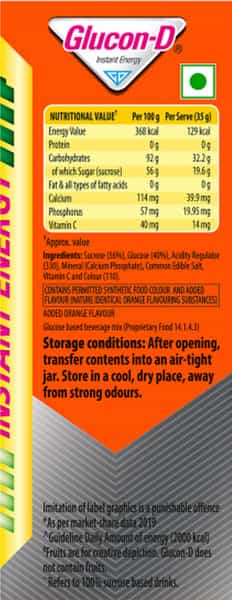 Glucon-D Regular Powder 450 Gm
