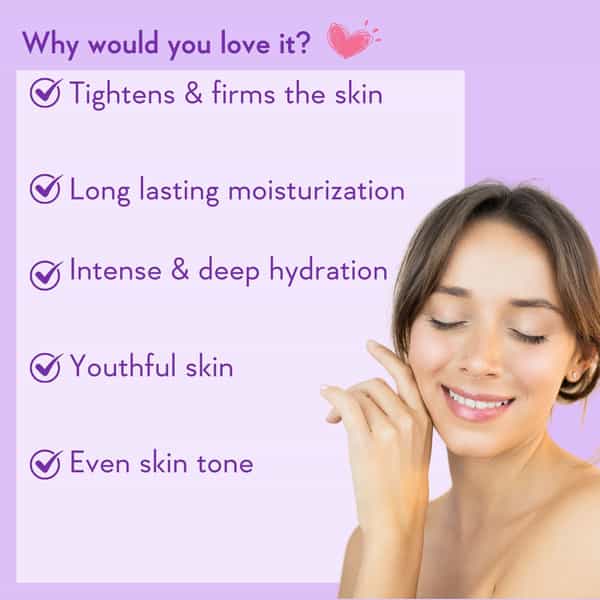 Wishcare Collagen 1% Retinol Body Lotion - Skin Tightening & Firming | Niacinamide & Rosehip (200Ml)