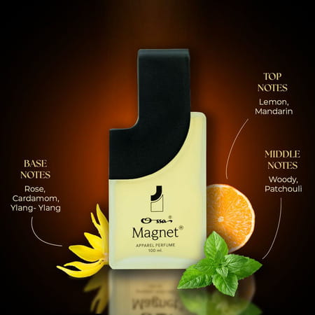 Ossa Magnet Unisex Apparel Perfume Lemon | Mandarin | Cardamom | Woody | Patchouli | Unisex | 100ml