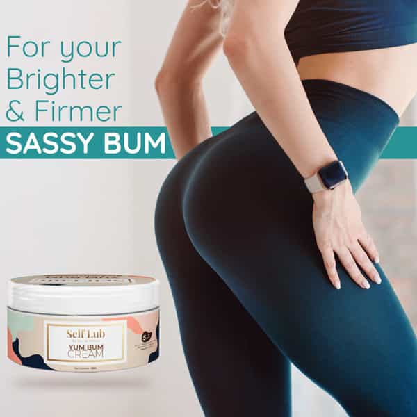 Self Lub Yum Bum Cream For All - Bum Brightening Cream - 100 Gms