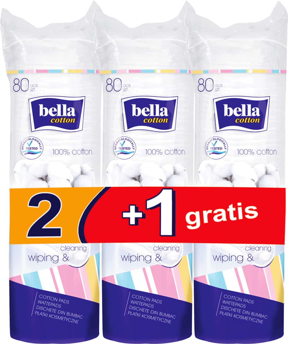 Bella Cotton Pads A'80x2 + A'80 Free