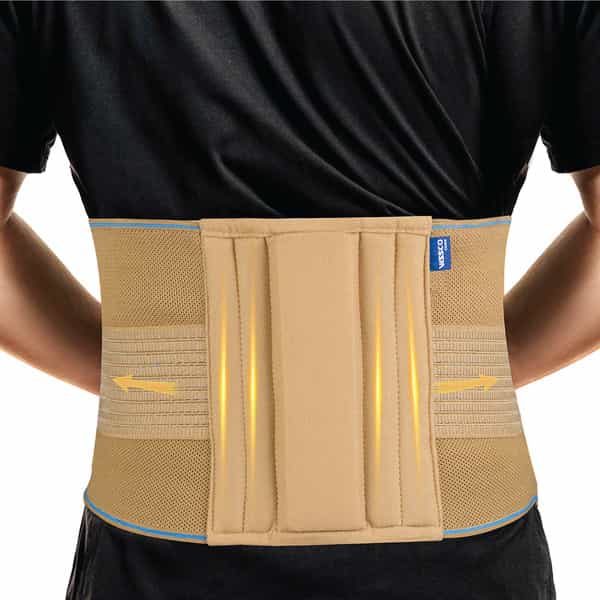 Vissco Sacro Lumbar Belt | Back Support For The Spine|Pain Solution For Back & Abdomen-Small(Beige)