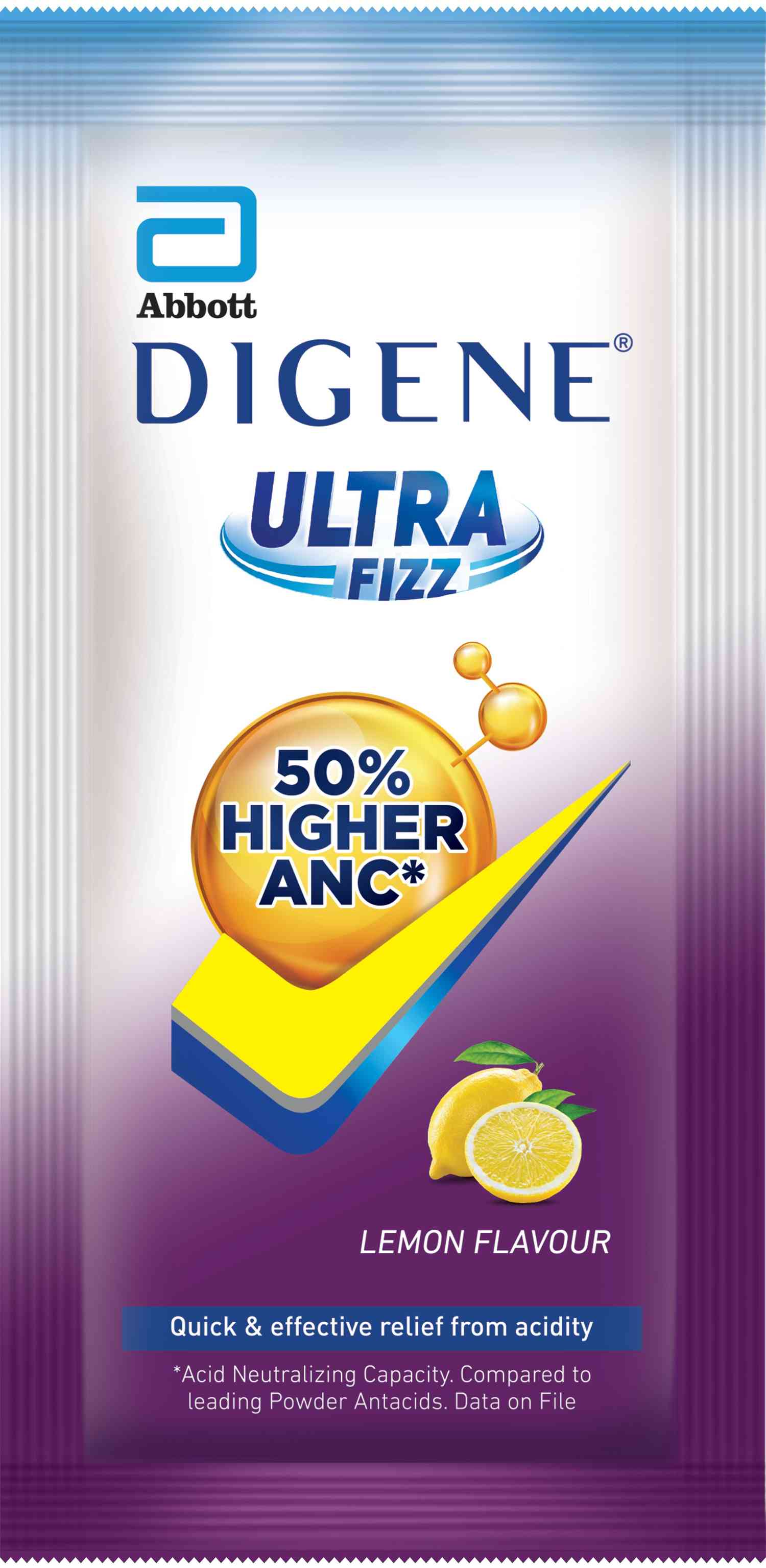 Buy Digene Ultra Fizz Lemon Flavour Sachet Of 6.25gm Powder Online