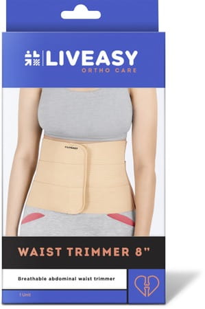 Liveasy Ortho Care Waist Trimmer / Abdominal Binder - Small (28-32 Inch)/