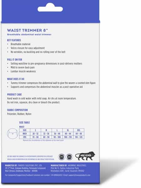 Liveasy Ortho Care Waist Trimmer / Abdominal Binder - Small (28-32 Inch)/