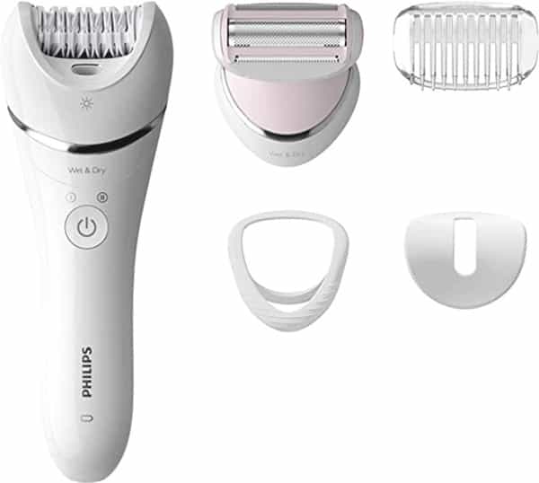 Philips Bre710/00 Cordless Epilator All-Rounder For Face And Body Hair Removal (White)