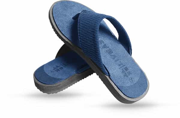 Liveasy Essentials Diabetic & Orthopedic Men Blue Uk 1 Slipper 1 Pair