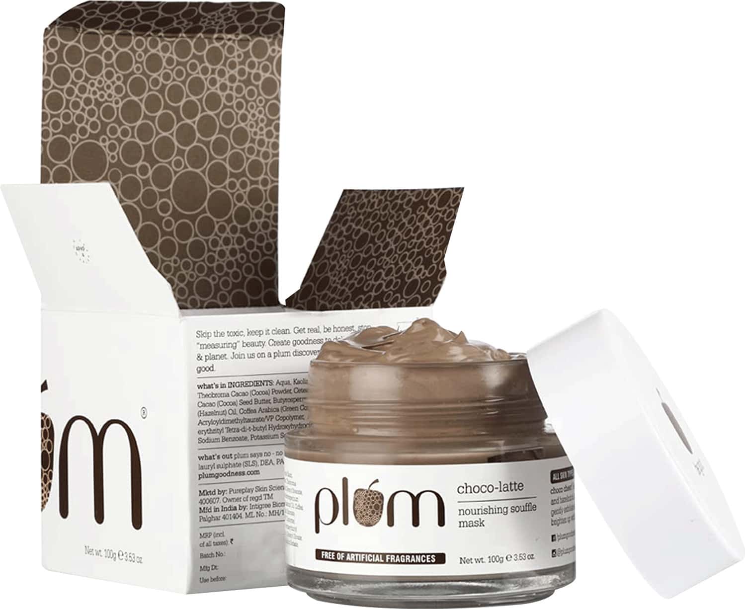 Plum Choco Latte Nourishing Souffle Mask - 100gm