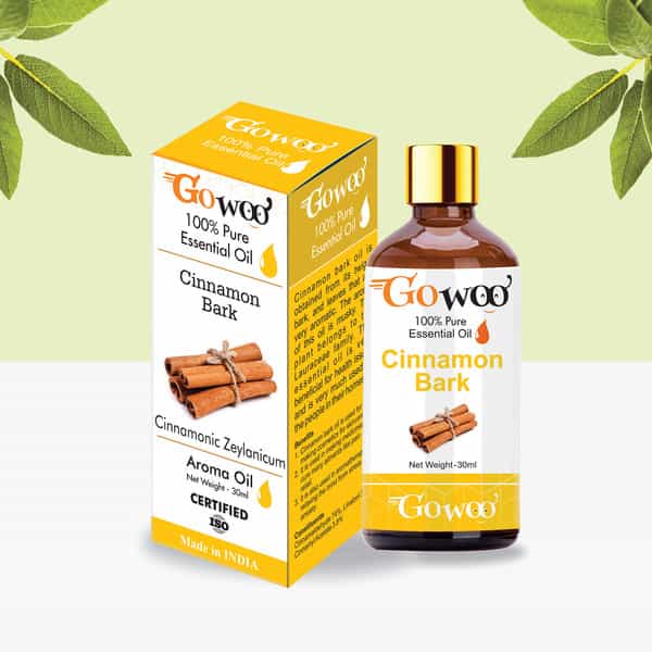 Go Woo 100% Pure Cinnamon Bark Oil Virgin & Undiluted 30 Ml
