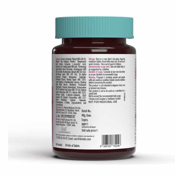 Hk Vitals Multivitamin Plus Women & Men (2X30 Tabs) | Energy | Immunity & Skin Support