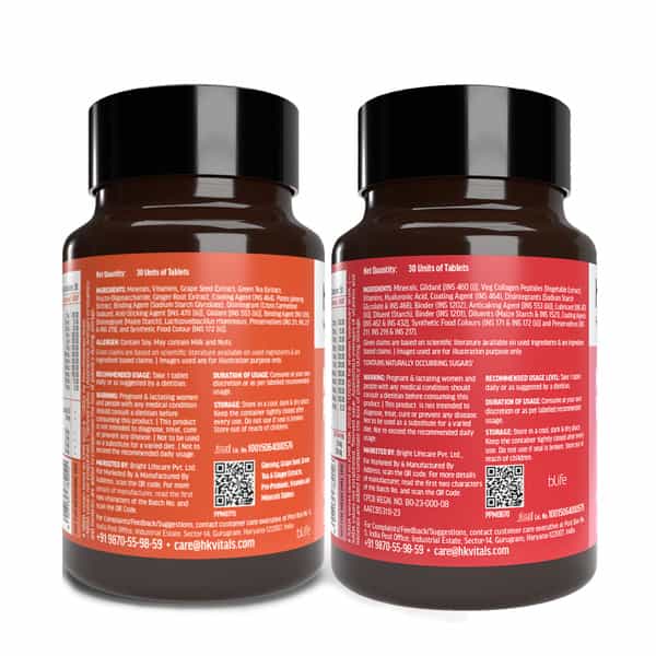 Hk Vitals Multivitamin Plus Women & Men (2X30 Tabs) | Energy | Immunity & Skin Support