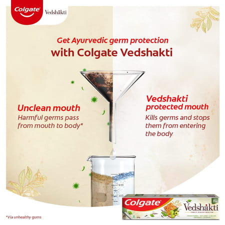 Colgate Swarna Vedshakti 400g (200g X 2 | Pack Of 2) Ayurvedic Cavity Protection