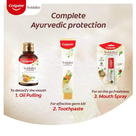 Colgate Swarna Vedshakti 400g (200g X 2 | Pack Of 2) Ayurvedic Cavity Protection