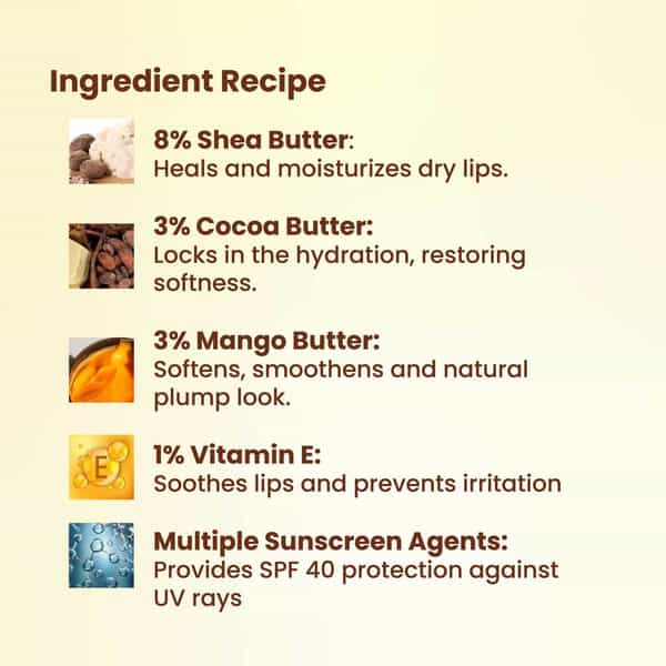 Brinton Uv Doux Lip Lightening Balm Spf 40 Pa ++ With Almond Oil Olive Oil & Vitamin E (Vanilla) 8G