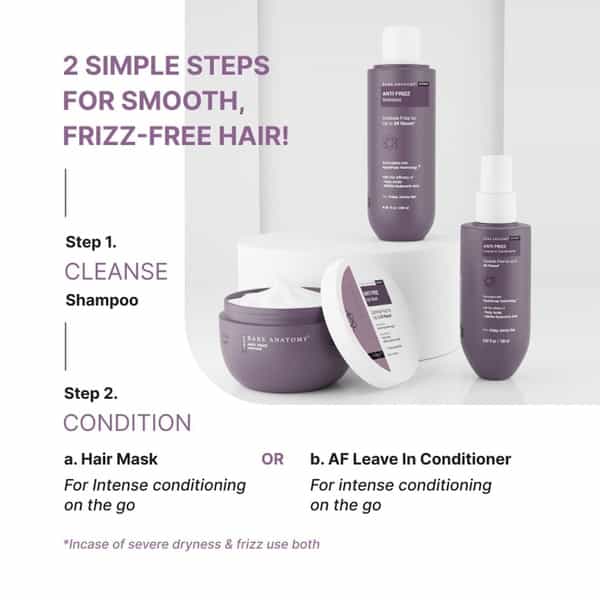Bare Anatomy Expert Anti-Frizz Shampoo Tames Frizz For Up To 24 Hours | 250 Ml
