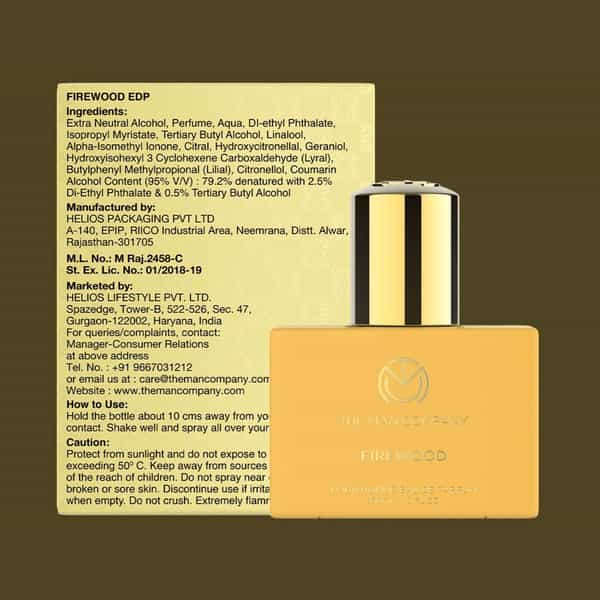 The Man Company Firewood Perfume For Men -Premium Luxury Long Lasting Fragrance Spray -30Ml