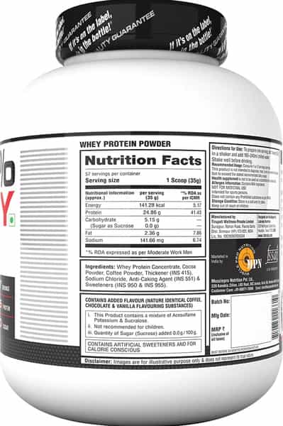 Labrada 100% Whey Protein - 4.4Bs (2Kg) Mocha
