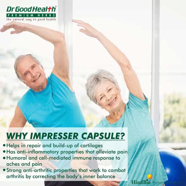 Dr Goodhealth Pain Relief Impresser Capsule Ayurvedic Formulations For Joint Pack Of 1 60 Capsules