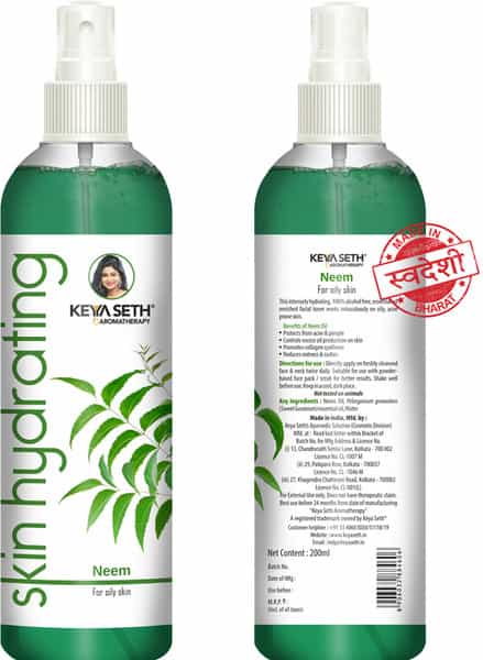 Keya Seth Aromatherapy Skin Hydrating Neem Toner- 200Ml