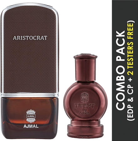 Ajmal Aristocrat Edp 75ml Perfume For Men And Tempest Cp Oil Alcohol-Free Attar 12ml For Unisex