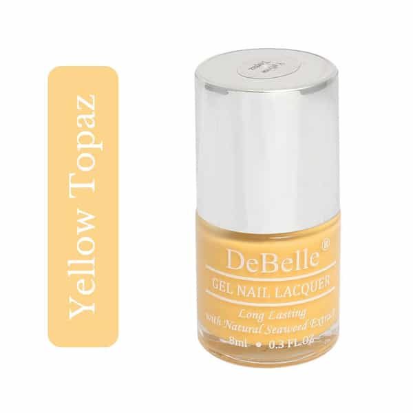 Debelle Gel Nail Polish Combo Set Of 3, Pastel Navy Blue Mint Blue & Mustard Yellow 24 Ml(8 Ml Each)