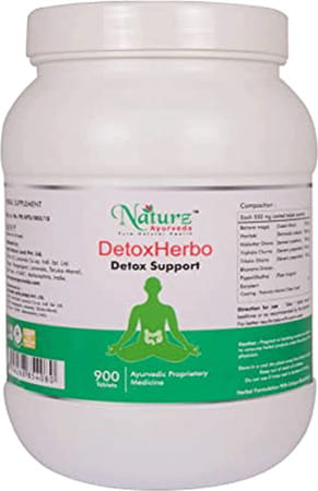 Naturz Ayurveda Detoxherbo - 900 Tablets (pack Of 5)