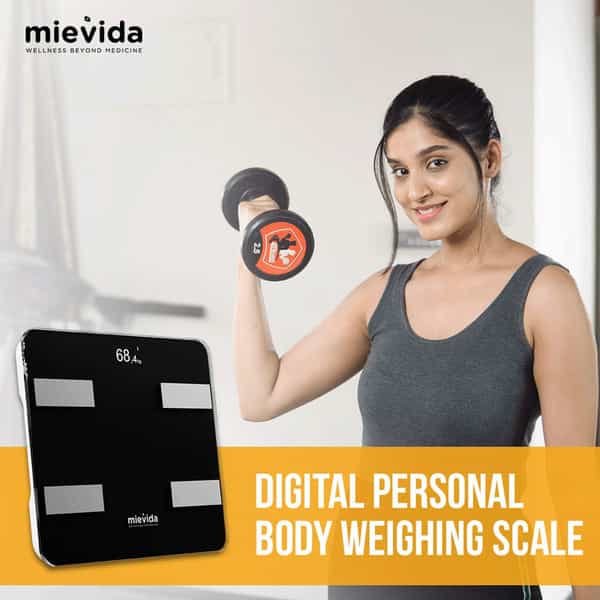 Mievida Fit Ultra Bt Digital Full Body Composition Monitor | Smart Body Weight Machine