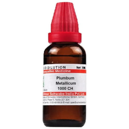 Dr. Willmar Schwabe India Plumbum Metallicum Dilution 1000 Ch 30 Ml