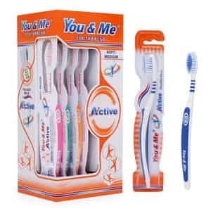 You & Me Active Toothbrush (pack Of 12)