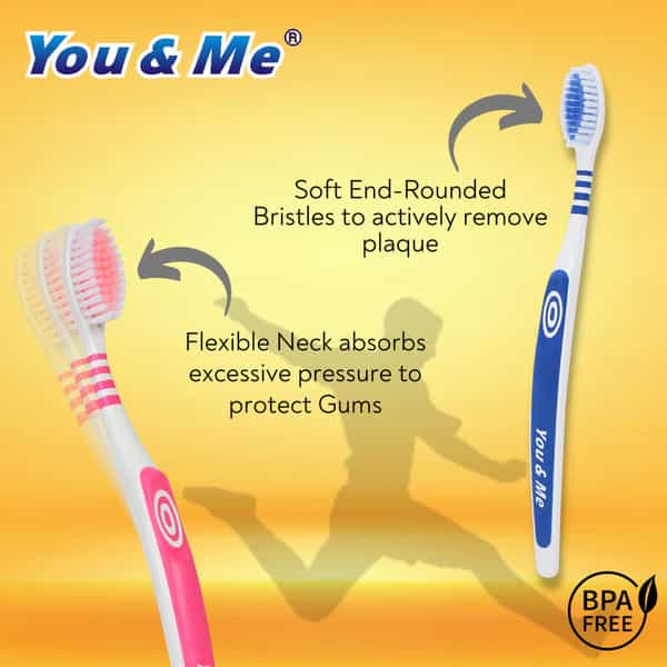 You & Me Active Toothbrush (Pack Of 12)